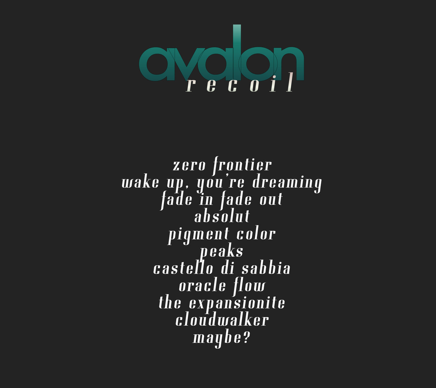 CD | Avalon - Recoil